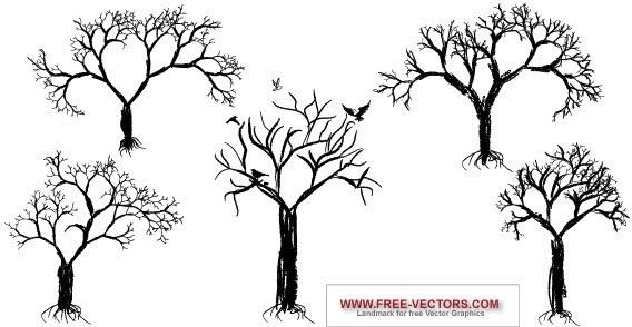 Free vector tree set