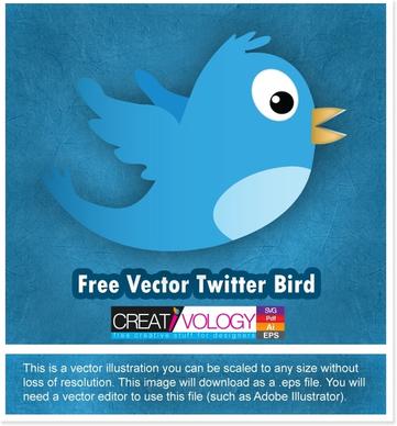 Free Vector Twitter Bird 