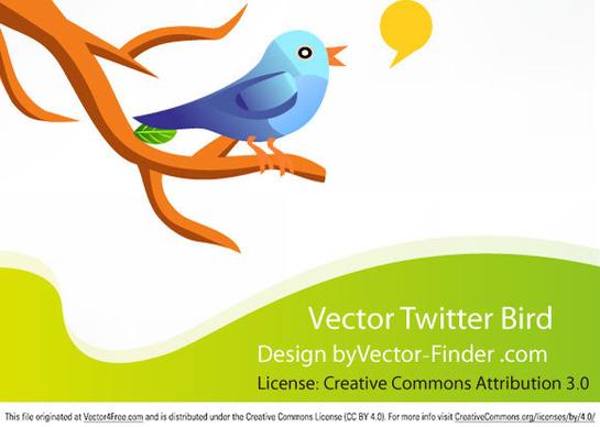 free vector twitter bird