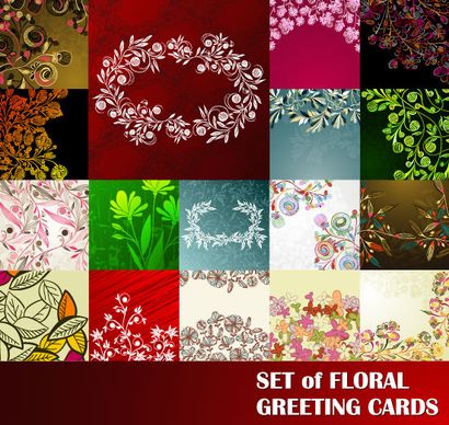 free vector with flowers lacy background