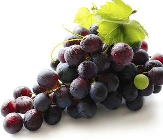 fresh grapes stock photo