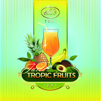 fresh juice vector background