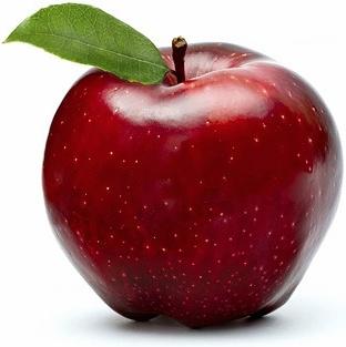 fresh red apple stock photo