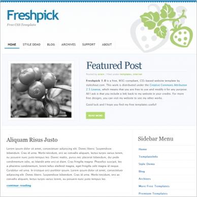 Freshpick 1.0 Template