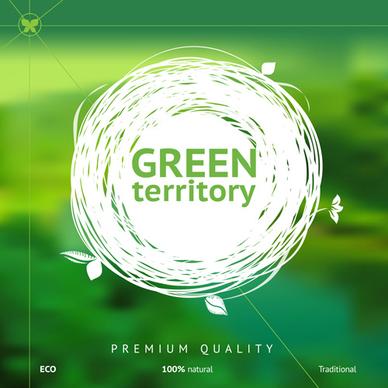 friendly product green background vector