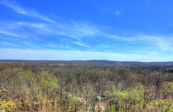 from the top at elephant rocks state park