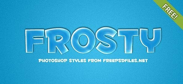 Frosty Photoshop Style