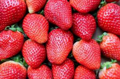 fruits backdrop picture elegant fresh strawberries closeup