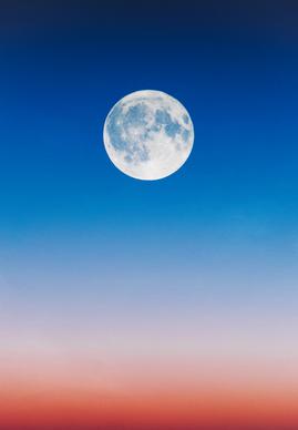 full moon sky backdrop elegant realistic