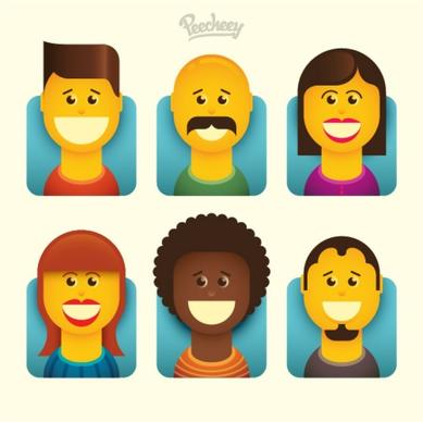 funny and colorful avatars