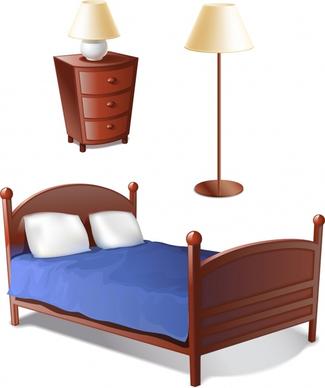 furniture double vector