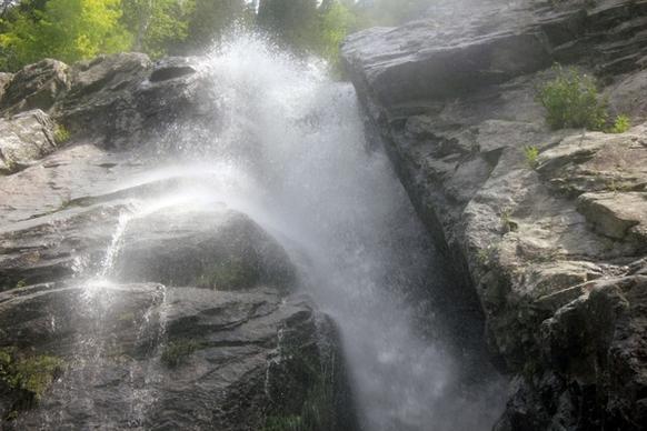 fury of the falls in the adirondack mountains new york
