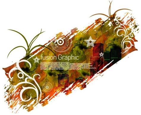 fusion graphic series fashion pattern 17