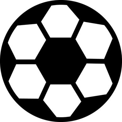 futbol sign icon flat symmetric geometry sketch