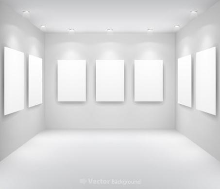 gallery display background 13 vector