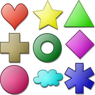 Game Marbles Shapes clip art