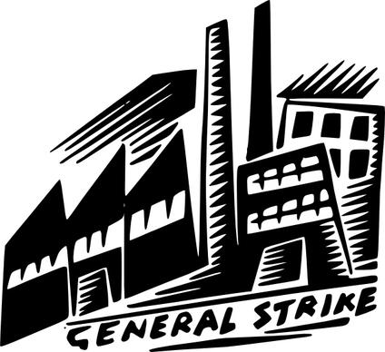 General Strike clip art