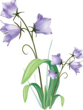 gentian painting 3d colored ornament modern design