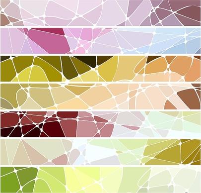 geometric mosaic texture vector