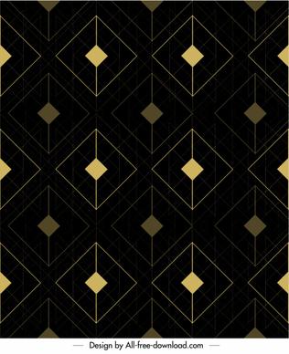 geometric pattern template elegant dark flat repeating symmetry