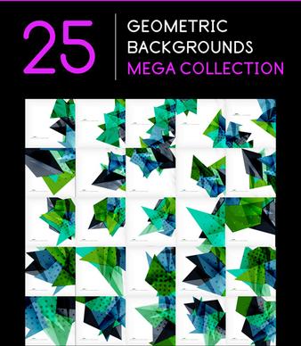 geometric shape abstract backgrounds vectors