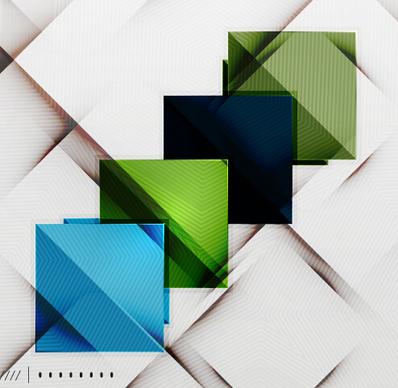 geometric shapes background business vector