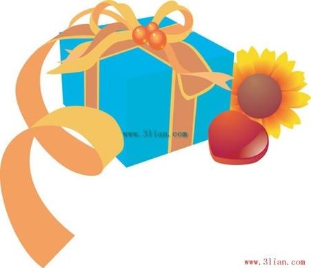 gift box packaging vector