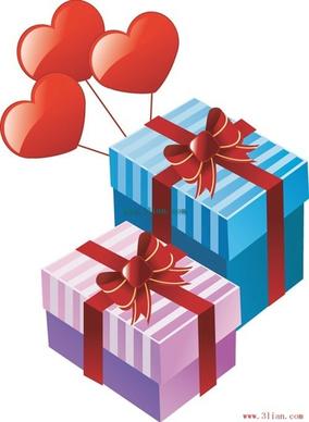 gift boxes vector