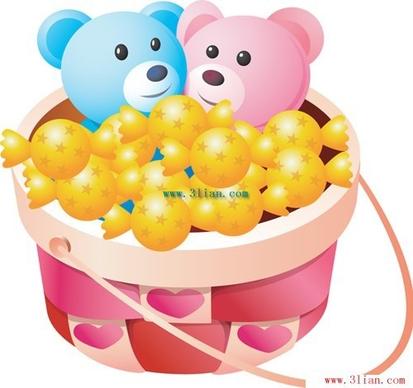 gifts and toys vector