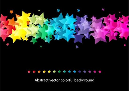 stars background modern colorful blurred design