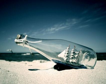 glass on the beach picture 1