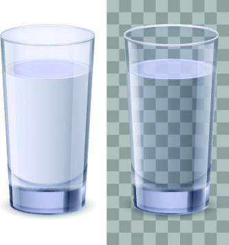 glass vector illustration