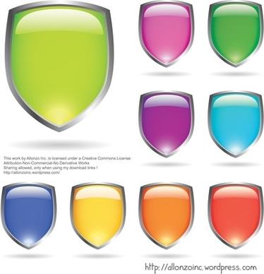 Glossy Shields
