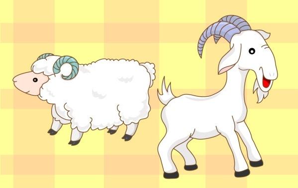 goats sheep cartoon