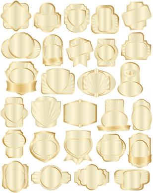 gold collection bottle attached 01 vector
