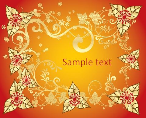 gold pattern vector