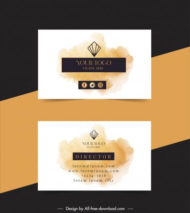 gold shop business card template contrast grunge abstraction