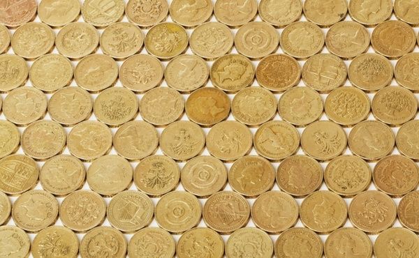 golden coins background