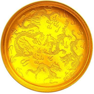 golden dragon plate