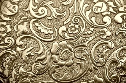 golden european pattern background image