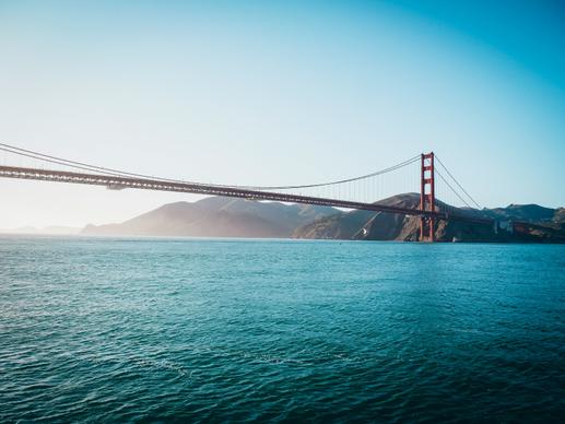Golden Gate Bridge scenery picture elegant tranquil scene 