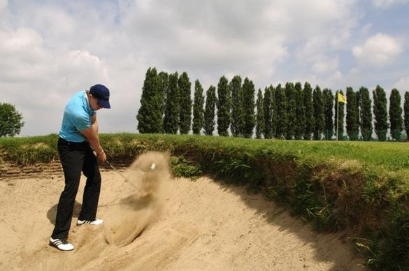 golf bunker sport