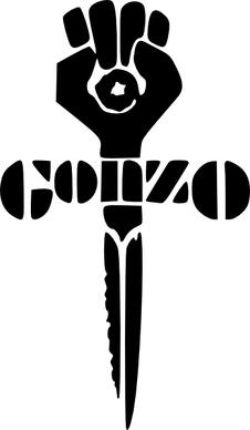 Gonzo Fist Sword clip art