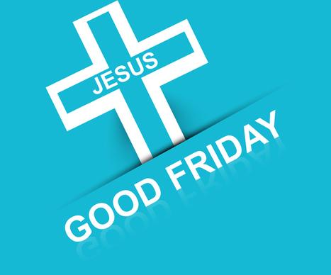 good friday religious and elegant background colorful vector design