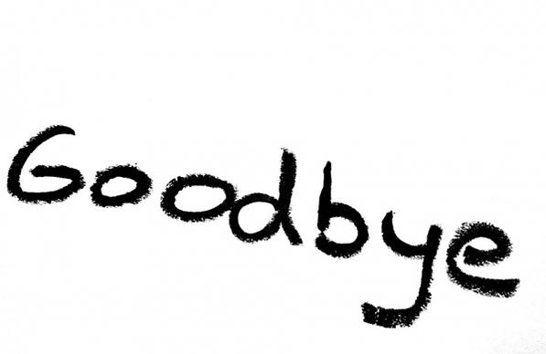 goodbye inscription