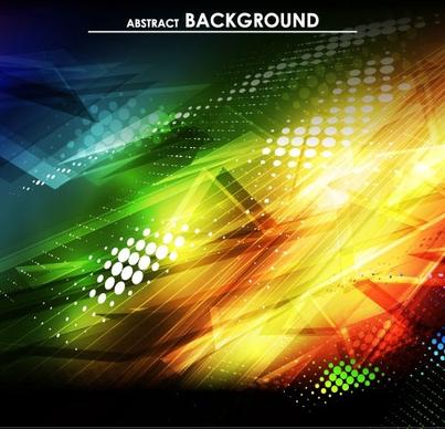gorgeous bright halo background 01 vector