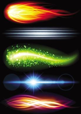 gorgeous bright lighting effects 05 vector
