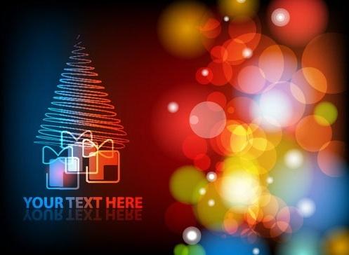 gorgeous christmas background 03 vector