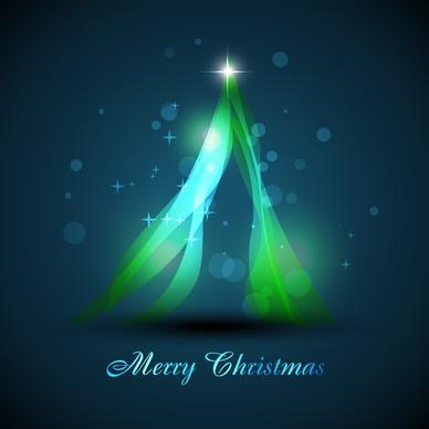 christmas background twinkling bokeh lights fir tree icon