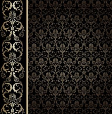 gorgeous decorative pattern wallpaper background vector graphic